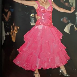 Ballroom Dance Smooth Dress. Pink. Size 6.